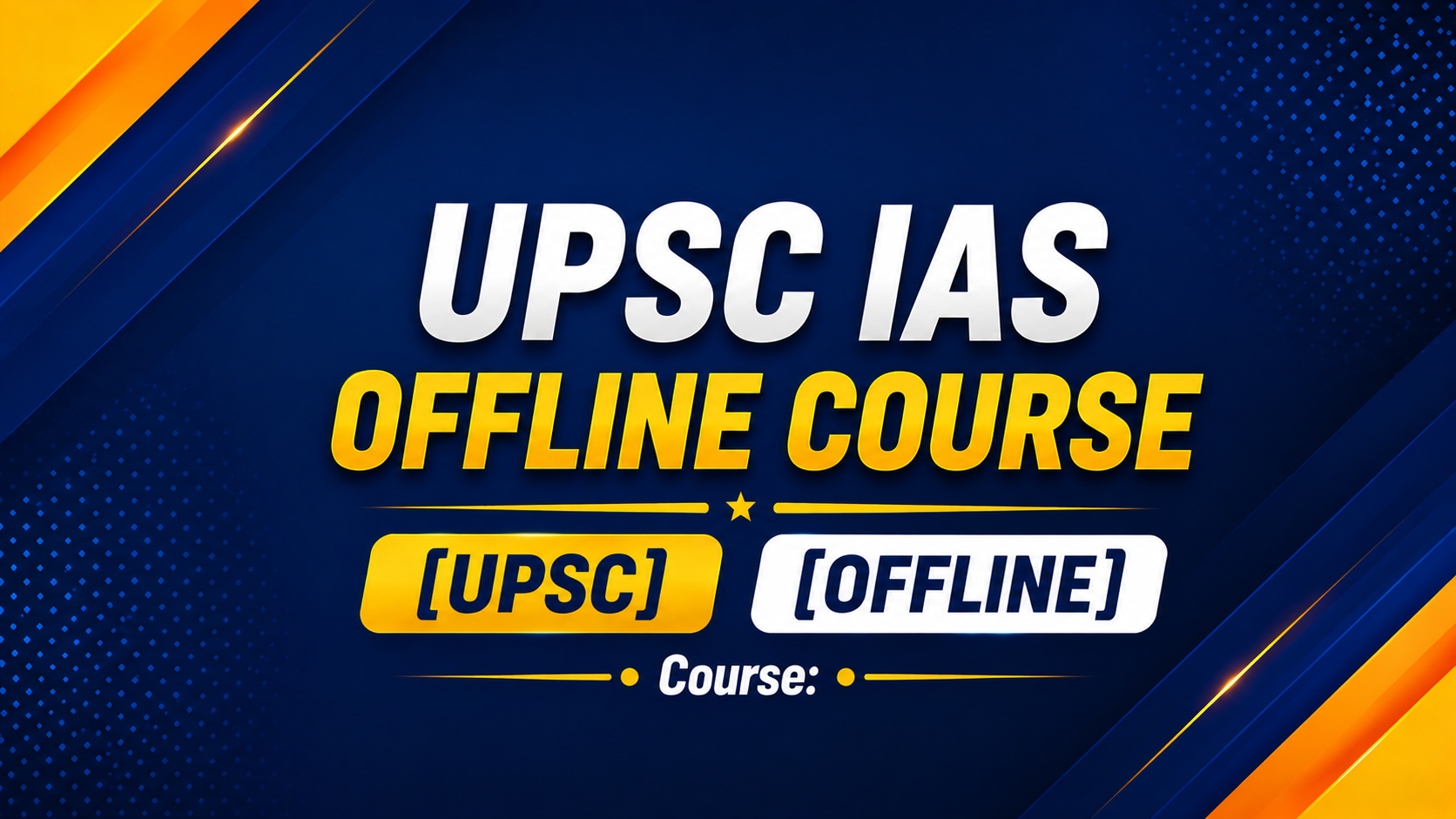 3-Year UPSC CSE Foundation Prog.